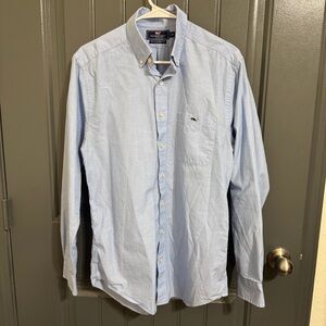 Vineyard Vines Men's Sky Blue Button Down Shirt